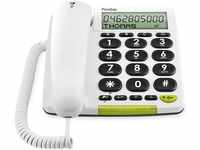 Doro PhoneEasy 312cs Weiß Schnurgebundenes Telefon Kabelgebundenes Telefon