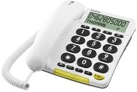 Doro PhoneEasy 312cs Wei&szlig; Schnurgebundenes Telefon Kabelgebundenes Telefon