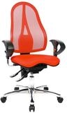 TOPSTAR Schreibtischstuhl Sitness 15, mit Armlehnen, Orthositz und...