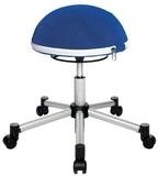 TOPSTAR Drehhocker Sitness Half Ball, inkl. Halbkugel, Luftpumpe, &Uuml;bungsposter und