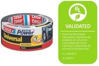 tesa Klebeband (Spar-Set, 1-St., 1 x tesa extra Power Universal Gewebeband, 25...