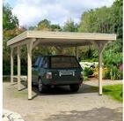 Skanholz Einzelcarport Spessart, BxT: 355x604 cm, 220 cm Einfahrtsh&ouml;he