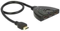 Delock Modem HDMI UHD Switch 3 x HDMI in zu 1 x HDMI out 4K mit