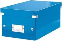 LEITZ Aufbewahrungsbox Ablagebox Click & Store DVD blau