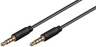 Goobay goobay Kabel 3,5mm 1,5m 4Pin Audio-Kabel