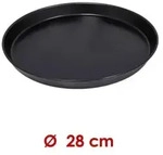 Gastronics Pizzablech Pizzapfannen Ofen Rund 20 bis 50 cm, Pizzeria Restaurant &Oslash; 28