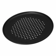 Zenker Pizzablech Special Countries Gelocht 32 cm, Stahlblech