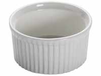 Maxwell & Williams Auflaufform White Basics Kitchen Rund Porzellan Weiß 150 ml,
