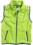 Playshoes Strickfleecejacke Fleece-Weste farbig abgesetzt mit Stehkragen