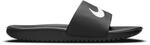 Badesandale NIKE SPORTSWEAR "Kawa (GS)", M&auml;dchen, Gr. 40, schwarz-wei&szlig; (schwarz,