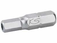 KS Tools Sechskant-Bit, 1/4 Bit Innensechskant, Bohrung, 25 mm, 4 mm"