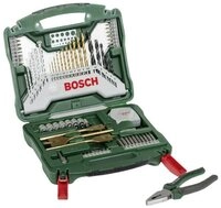 BOSCH Bohrer- und Bitset Bosch Bit-Bohrer Set X-Line 70-teilig inkl.