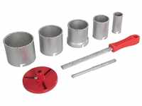 Silverline Tools Wolframkörnung Lochsägensatz 8-teilig 33-83 mm
