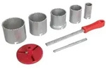 Lochs&auml;ge Lochs&auml;gen 33-53-67-73-83mm mit Wolframschleifk&ouml;rnern Set 8-tlg.