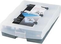 HAN Karteikarten Karteibox CROCO 2-6-19 DIN A8 querincl. Stift u.100 Karten
