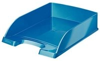 LEITZ Briefablage Briefablage Wow A4 Kunststoff blau metallic