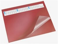 L&auml;ufer Schreibtischunterlage Schreibunterlage Durella DS 52x65 cm rot