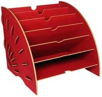 WERKHAUS&reg; Aufbewahrungsbox Werkhaus - Magazin Rot Ablage Briefablage Zeitschriften