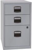 Bisley Home Beistellschrank PFA Schrank aus Stahl, 3 Schubladen, ohne Sockel, A4