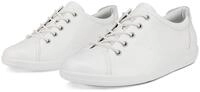 Ecco Soft 2.0 Sneaker, Freizeitschuh, Halbschuh, Schn&uuml;rschuh mit Retro-Shilouette
