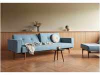 INNOVATION LIVING ™ Sofa Splitback, mit Armlehne und dunklen Styletto Beinen,...