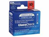 Sebapharma GmbH & Co.KG Blutzucker-Teststreifen TESTAMED GlucoCheck Advance 50