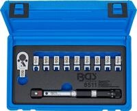 BGS Montagewerkzeug BGS Drehmoment-Speichenschl&uuml;ssel austauschbare K&ouml;pfe 3 - 15 Nm