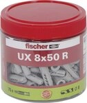fischer Schrauben- und D&uuml;bel-Set Fischer Universald&uuml;bel UX 8.0 x 50 mm - 75 St&uuml;ck