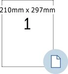 HERMA Etiketten Etiketten A4 PE-Folie wei&szlig; 203x297mm 250 Blatt/250 Etiketten