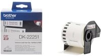 Brother Etikett Endlospapierrolle f&uuml;r Etikettendrucker DK-22251 wei&szlig; 62,0 mm x