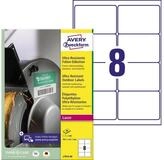 Avery Zweckform Etiketten Etiketten ultraresistent 99,1 x 67,7mm wei&szlig; VE=320...