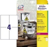 Avery Zweckform Druckerband Etikett L4719-20 105x148 Ma&szlig;e: 105 x 148 mm (B x H)