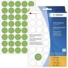 HERMA Etiketten 2255 Vielzwecketiketten - gr&uuml;n &Oslash; 19 mm matt Tr&auml;gerpapier