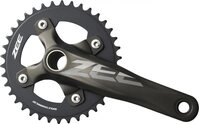Shimano Fahrradkurbel SHIMANO Kurbelgarnitur ZEE FC-M640 Kurbelgarnitur - 10-fach,