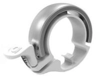 Knog Fahrradklingel Knog Oi Classic Large wei&szlig;/silber, &Oslash; 23,8 - 31,8 mm