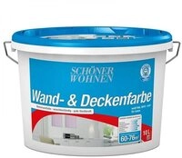 SCH&Ouml;NER WOHNEN FARBE Wandfarbe Sch&ouml;ner Wohnen Wand- und Deckenfarbe 10,0 Ltr....