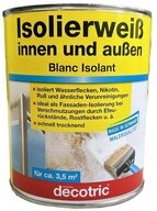 decotric&reg; Isoliergrundierung Isolierwei&szlig; Isolierfarbe Schnell trocknend, f&uuml;r Innen