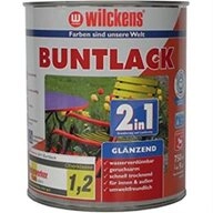 Wilckens Farben Kunstharzlack Buntlack 2in1 gl&auml;nzend, RAL 9010, Reinwei&szlig; 750 ml