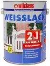Wilckens Farben Wei&szlig;lack Seidenmatter wei&szlig;er Lack, Grund- und Deckanstrich in einem