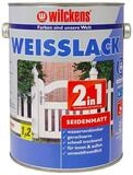 Wilckens Farben Wei&szlig;lack 2in1 Weisslack Seidenmatt 2,5 Liter