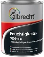 Lack Albrecht Isoliergrundierung Feuchtigkeitssperre farblos 750ml/2,5L Isoliergrund