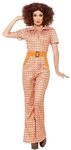 Rubies Niederlande b.v. Kost&uuml;m 70er Jahre Disco Damenkost&uuml;m Jumpsuit orange