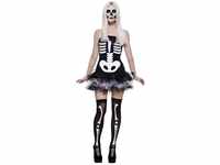 Smiffys Kostüm Comic Skelett Kleid