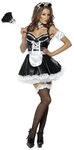 Kost&uuml;m Sexy Hausm&auml;dchen Damenkost&uuml;m schwarz-weiss