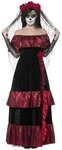 Smiffys Kost&uuml;m Catrina Braut - Halloween Kost&uuml;m Damen, &Auml;u&szlig;erst elegantes Kost&uuml;m