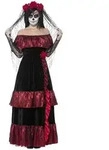 Smiffys Kost&uuml;m Catrina Braut - Halloween Kost&uuml;m Damen, &Auml;u&szlig;erst elegantes Kost&uuml;m