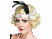 Smiffys Kostüm 20er Jahre Stirnband silber