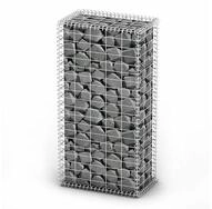 vidaXL Gartenzaun Steinkorb Gabione mit Deckeln Verzinkter Draht 100&times;50&times;30 cm,