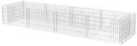 vidaXL Hochbeet Gabionen-Hochbeet Stahl 360&times;90&times;50 cm (1 St)