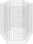 vidaXL Hochbeet Sechseckiges Gabionen-Hochbeet 100&times;90&times;100 cm (1 St)